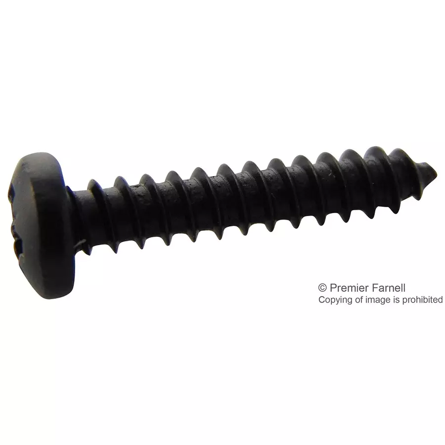 TR FASTENINGS SCREW, POZI PAN, STEEL, BLK, #6X3/4, N60.750 PRSTABB100- (Pack of 100 Pcs)