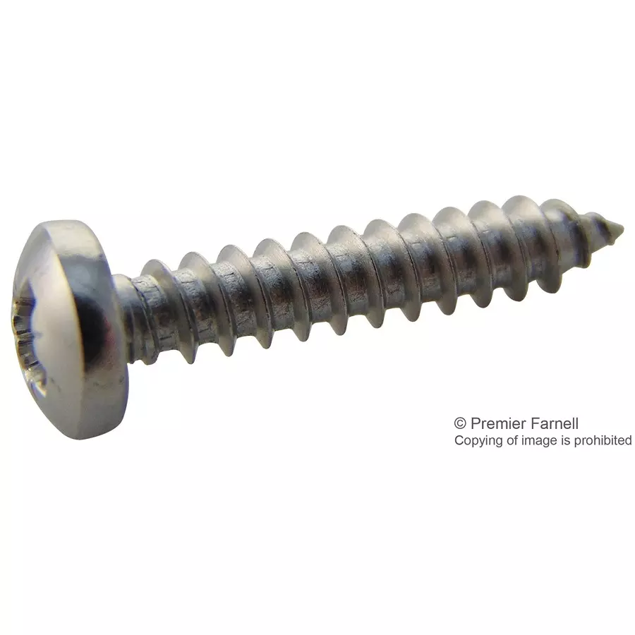 TR FASTENINGS SCREW, POZI PAN, STEEL, A2, #6X3/4,PK100, N60.750 PRA2ABS100- (Pack of 100 Pcs)