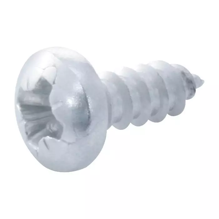 TR FASTENINGS SCREW, POZI PAN, STEEL, A2, #6X3/8,PK100, N60.375 PRA2ABS100- (Pack of 100 Pcs)