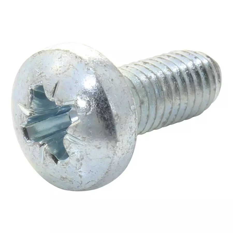 TR FASTENINGS PAN HEAD POZIDRIV SCREW, STEEL, M4,PK100, M48PRSTTTZ100- (Pack of 100 Pcs)
