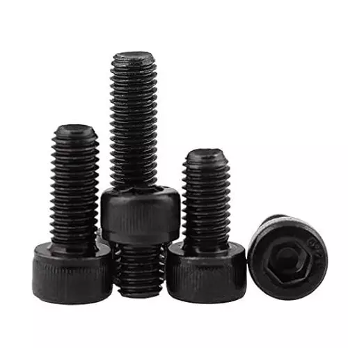 GENERIC M5x12 mm Socket Head Cap Screw Fully Threaded Carbon Steel (Pack of 75 Pcs)