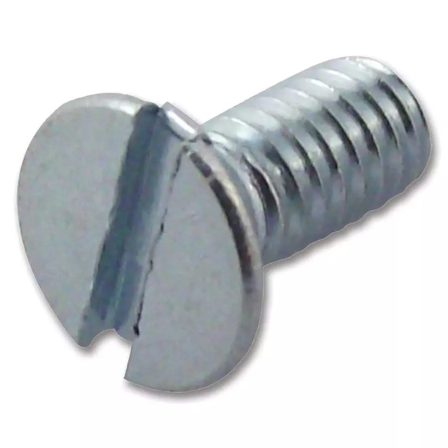 TR FASTENINGS SCREW, SLT, CSK, STEEL, BZP, M5X12,PK100, M512 KSSTMCZ100- (Pack of 100 Pcs)