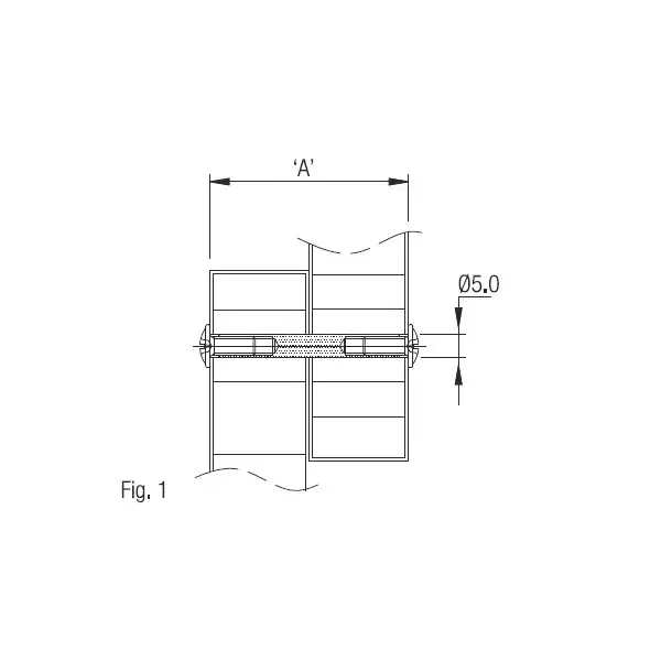 Ebco M4 Sleeve Connecting Screw Nickel Plated Finish, Size 47 mm for Assembling Furniture, CNS47 (Pack of 500)