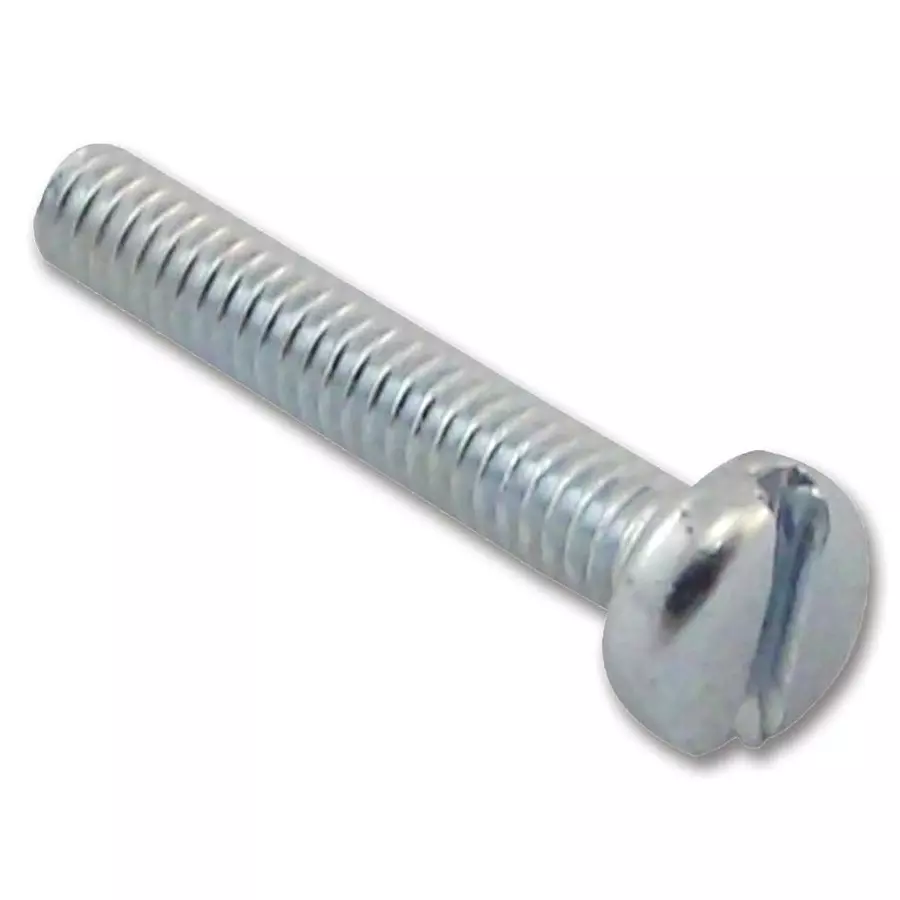 TR FASTENINGS SCREW, SLT, PAN, STEEL, BZP, M2.5X6, M2.5 6 PSSTMC Z100 (Pack of 100 Pcs)
