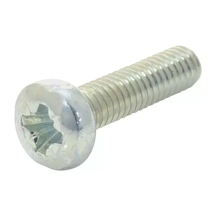 TR FASTENINGS PAN HEAD POZIDRIV SCREW, STEEL, M2.5, M2.510PRSTMCZ100- (Pack of 100 Pcs)
