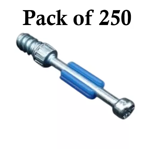 Ebco Rotor Screw (I) Zinc White Finish, 7 mm Diameter and Size 8 mm, MFR7-I (Pack of 250)