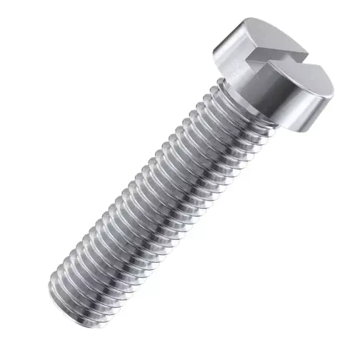 Tanish Enterprises Stainless Steel Cheese/Round Slotted Machine Screw SS 202 Grade BSW Thread 3/16 inch (4.76 mm) Diameter x 5/8 inch (15.87 mm) Length (Pack of 100)