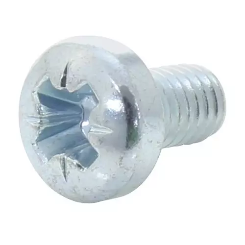TR FASTENINGS PAN HEAD POZIDRIV SCREW, STEEL, M3.5, M3.5 6 PRSTMC Z100 (Pack of 100 Pcs)