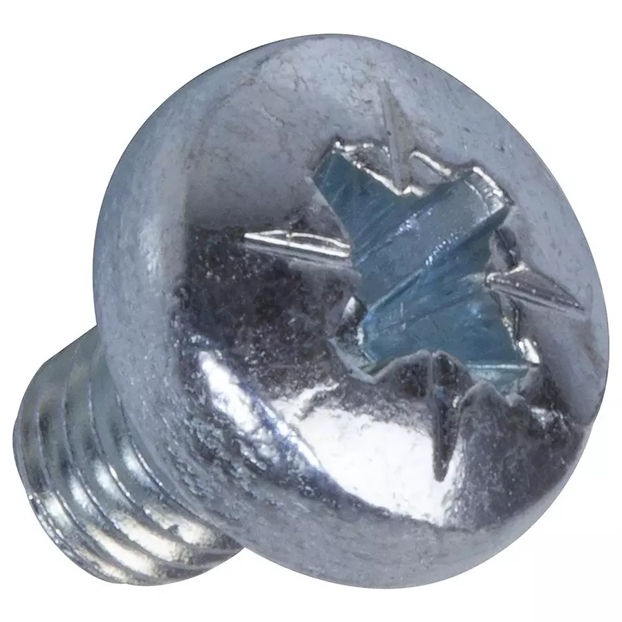 TR FASTENINGS PAN HEAD POZIDRIV SCREW, STEEL, M5,PK100, M56PRSTMCZ100- (Pack of 100 Pcs)