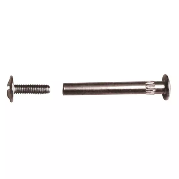 Ebco M4 Connecting Screw Nickel Plated Finish, Size 5 x 25 mm for Assembling Furniture, CNS25-S (Pack of 500)