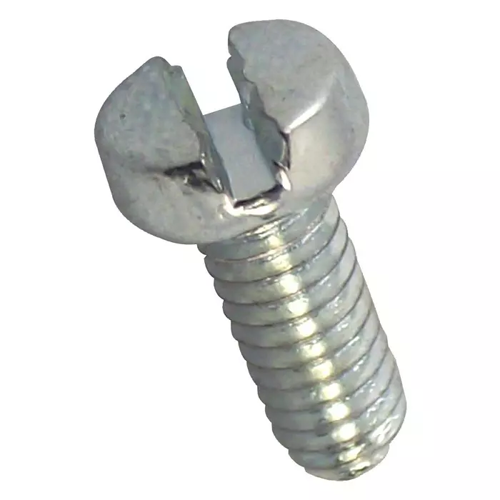 TR FASTENINGS SCREW, SLT, CHEESE, STEEL, M2.5X10,PK100, M2.510 CSSTMCZ100- (Pack of 100 Pcs)