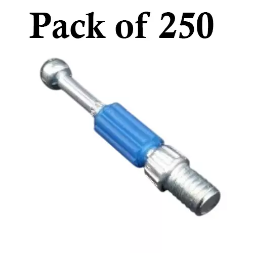 Ebco M6 Rotor Screw (I) Zinc White Finish and Size 8 mm, MFRM6-I (Pack of 250)