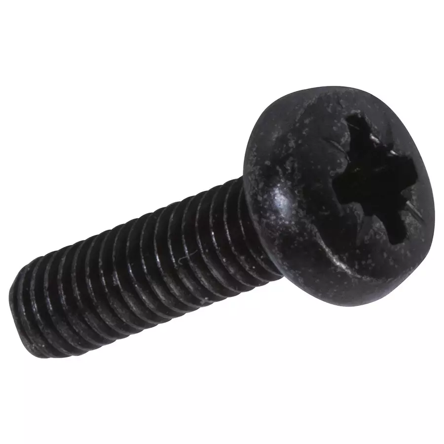 TR FASTENINGS SCREW, POZI PAN, STEEL, BLK, M3X10,PK100, M310 PRSTMCB100- (Pack of 100 Pcs)