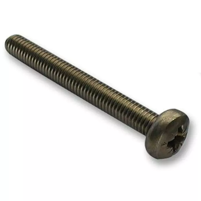 TR FASTENINGS SCREW, POZI PAN, S/S, A2, M2X12, PK100, M212 PRA2MCS100- (Pack of 100 Pcs)