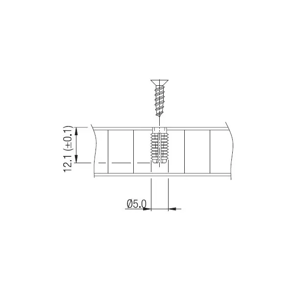Ebco Insert Screw Opaline Finish and 5 mm Diameter, IS-5 (Pack of 1000)