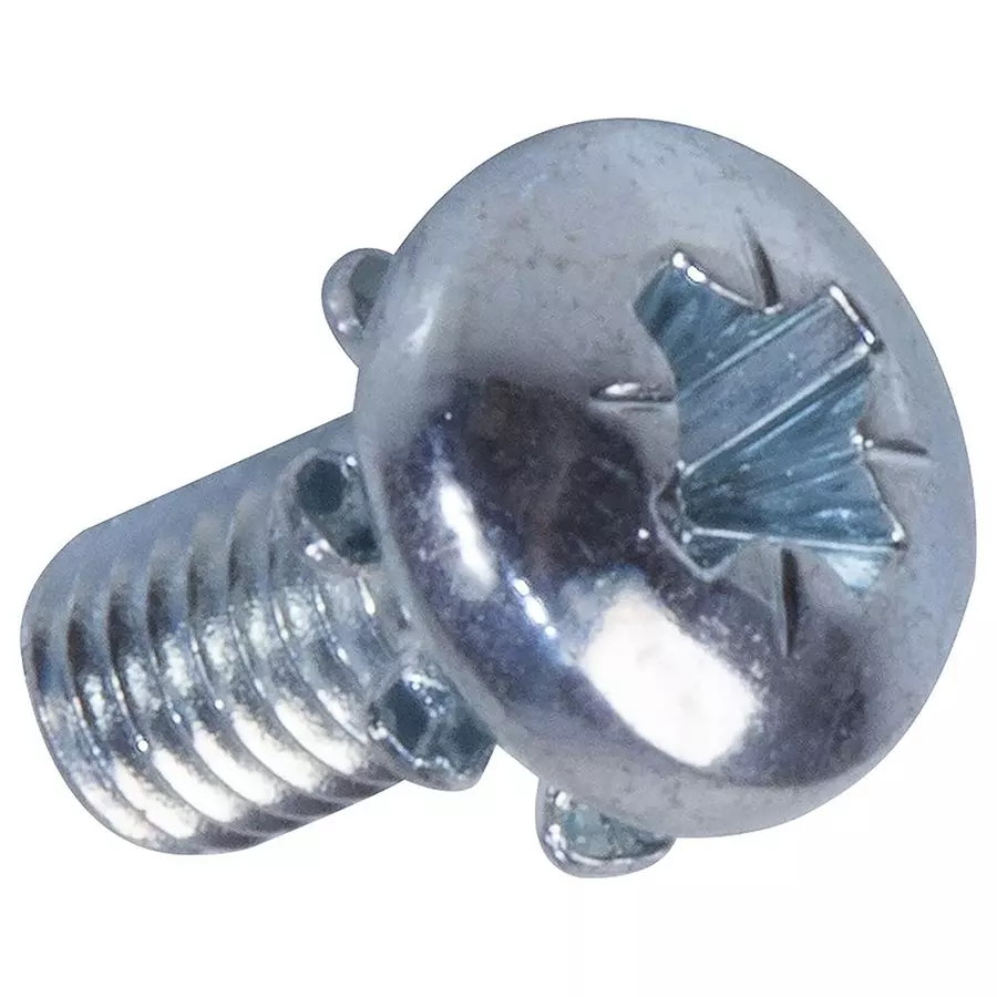 TR FASTENINGS MACHINE SCREW, M3, 6MM/PAN HEAD POZIDRIV, M36PRSTEXZ100- (Pack of 100 Pcs)