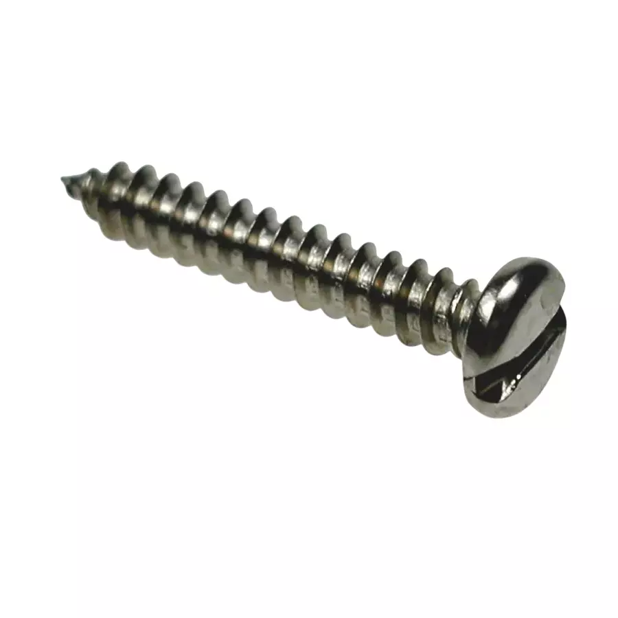 Shark Stainless Steel Screw Pan Slotted Head Size 14x150 mm (Pack of 100)
