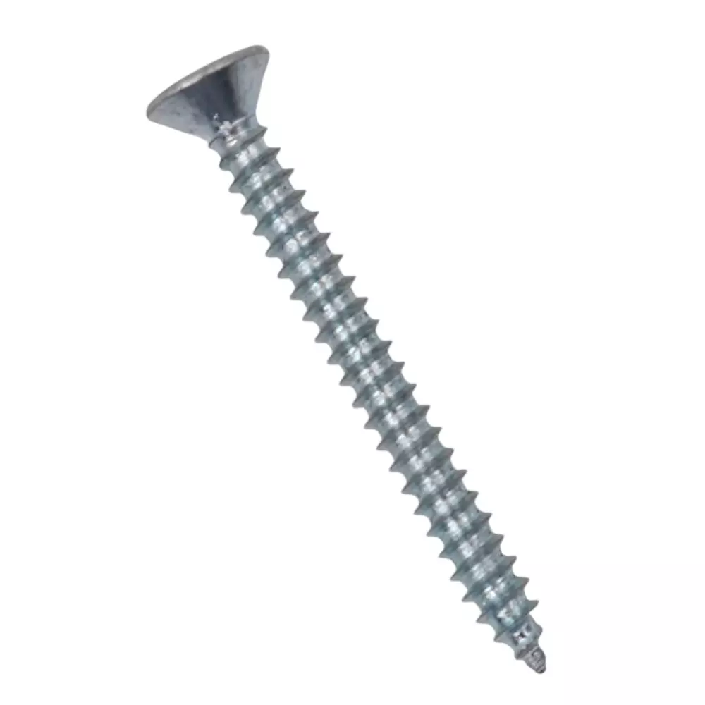 Hafele Chipboard Screw Philips Head Countersunk Galvanised Finish Fully Threaded Size 4x40 mm Zinc Plated, 015.31.754 (Pack of 300)