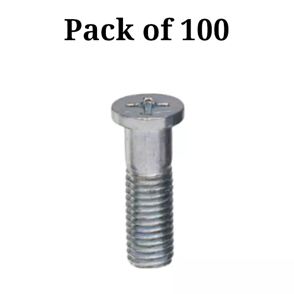 Ebco Philip Head Screw Plated Finish, Size M10x35 mm, PF-E (Pack of 100)