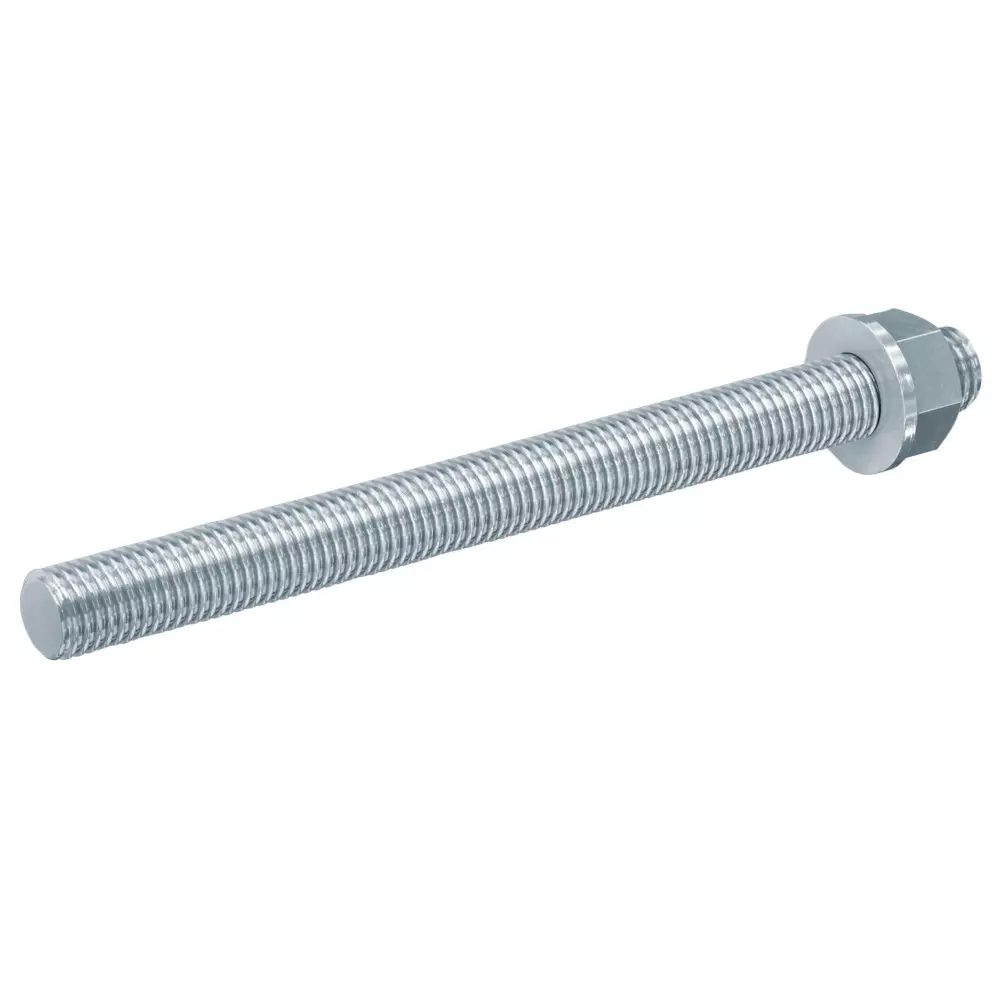 Fischer Zinc-Plated Steel Threaded Rod M20x290 mm 24 mm Dia, FIS A M20x290 8.8 ZP (Pack of 10)