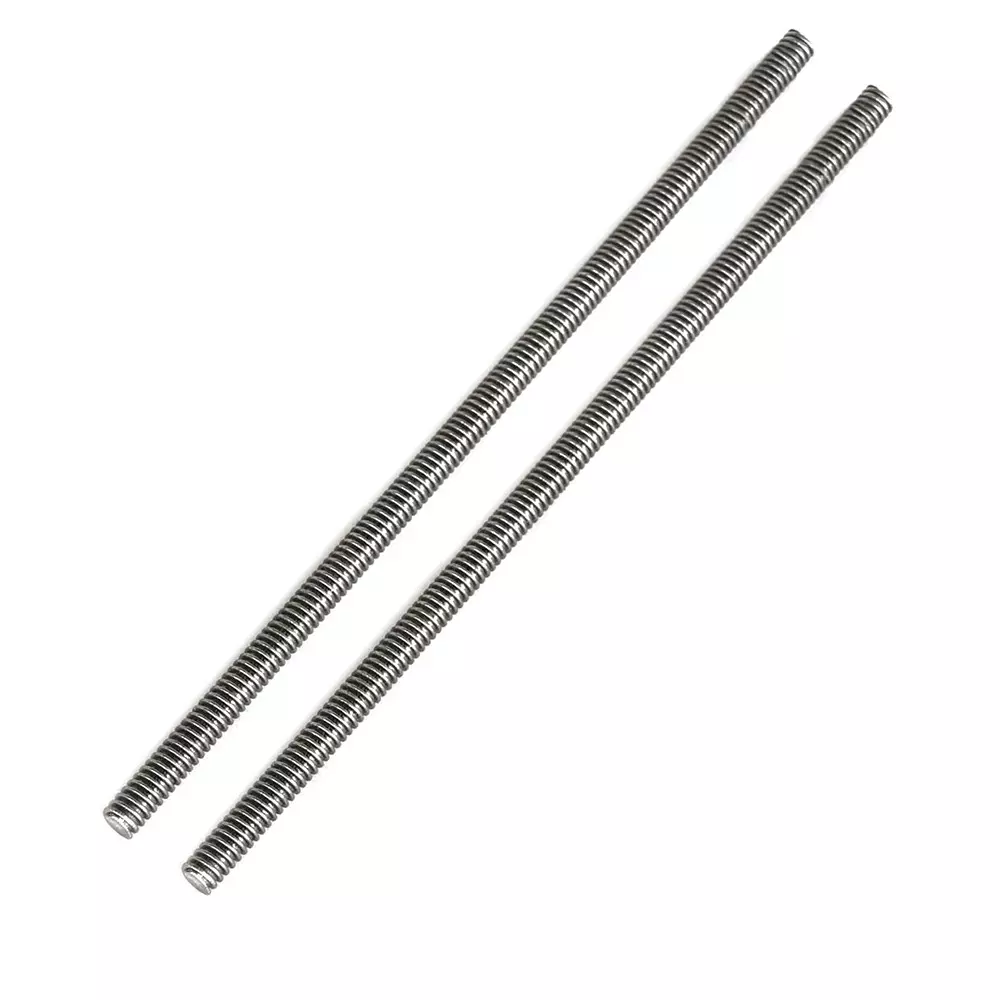 Invento Threaded Rod Stainless Steel SS 304 5 mm M5 (Standard) Outer Diameter Fully Threaded, ISC 127 (Pack of 2 Pcs)