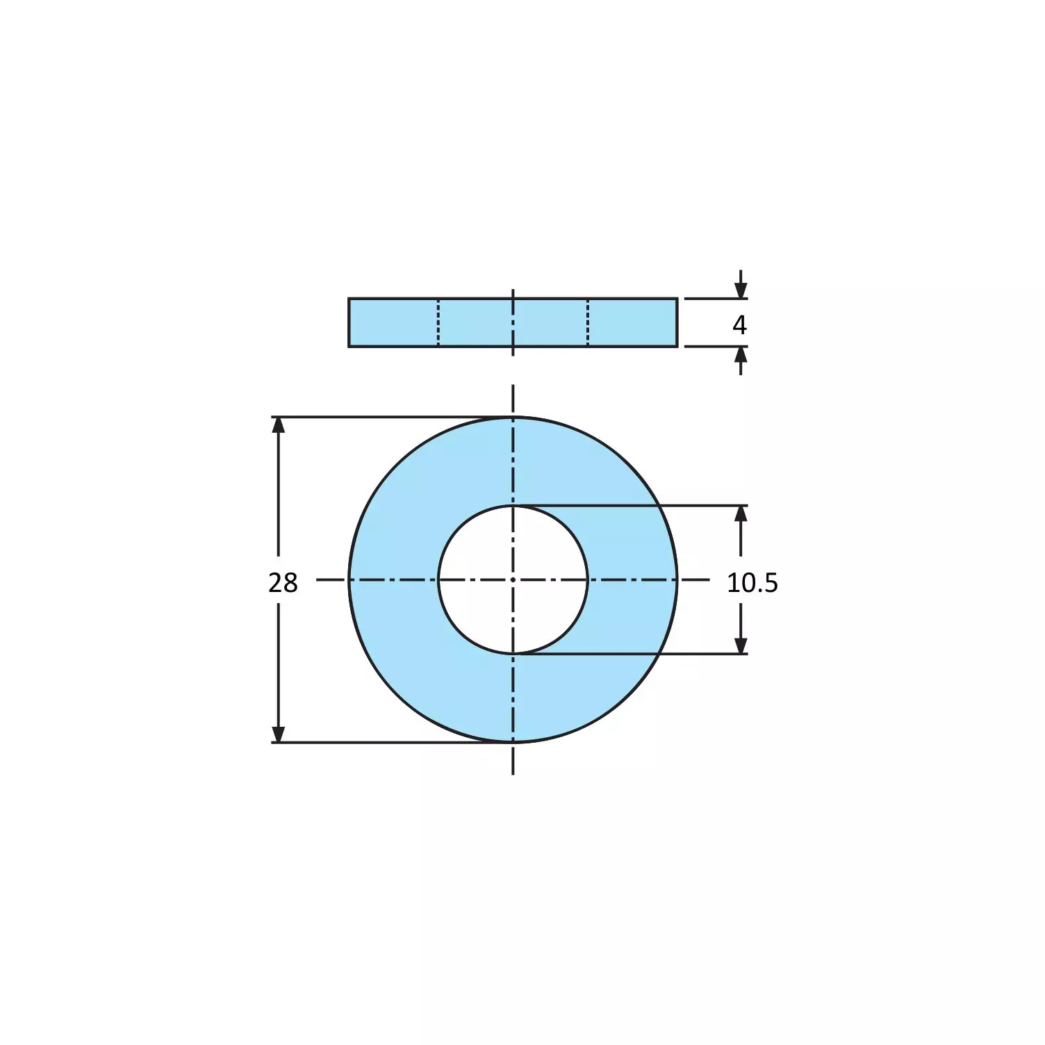 STEEL-SMITH Plain Washers SPW-104