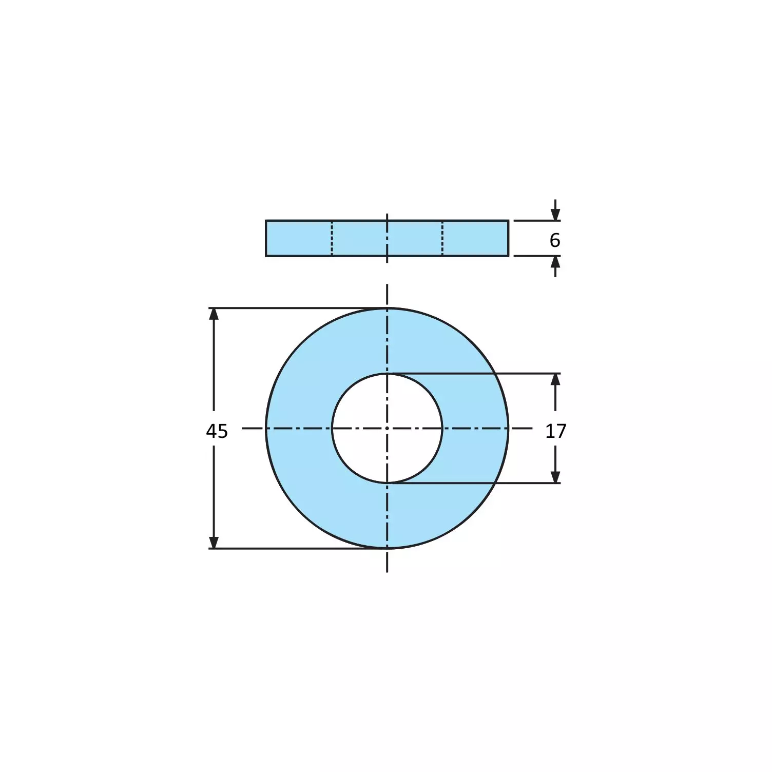 STEEL-SMITH Plain Washers SPW-166