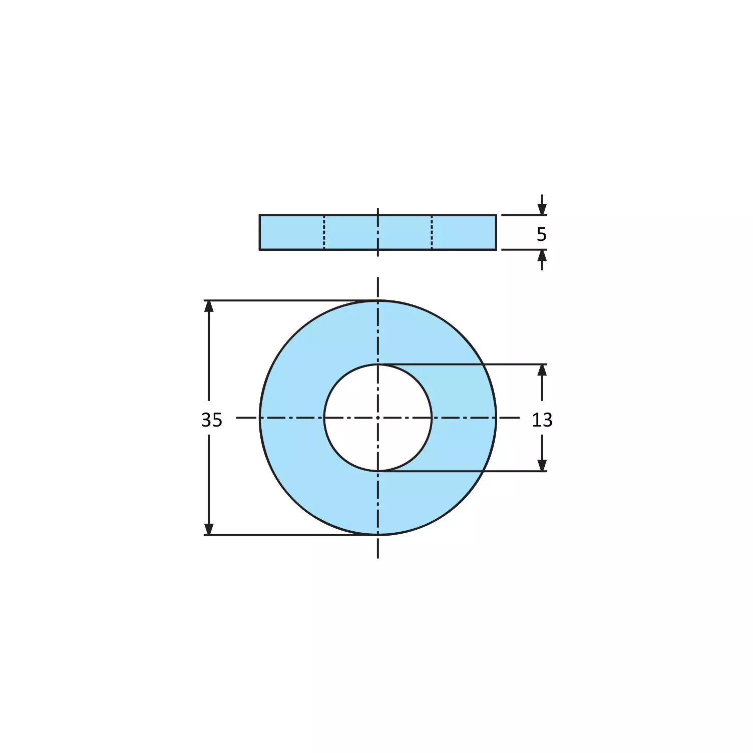 STEEL-SMITH Plain Washers SPW-125