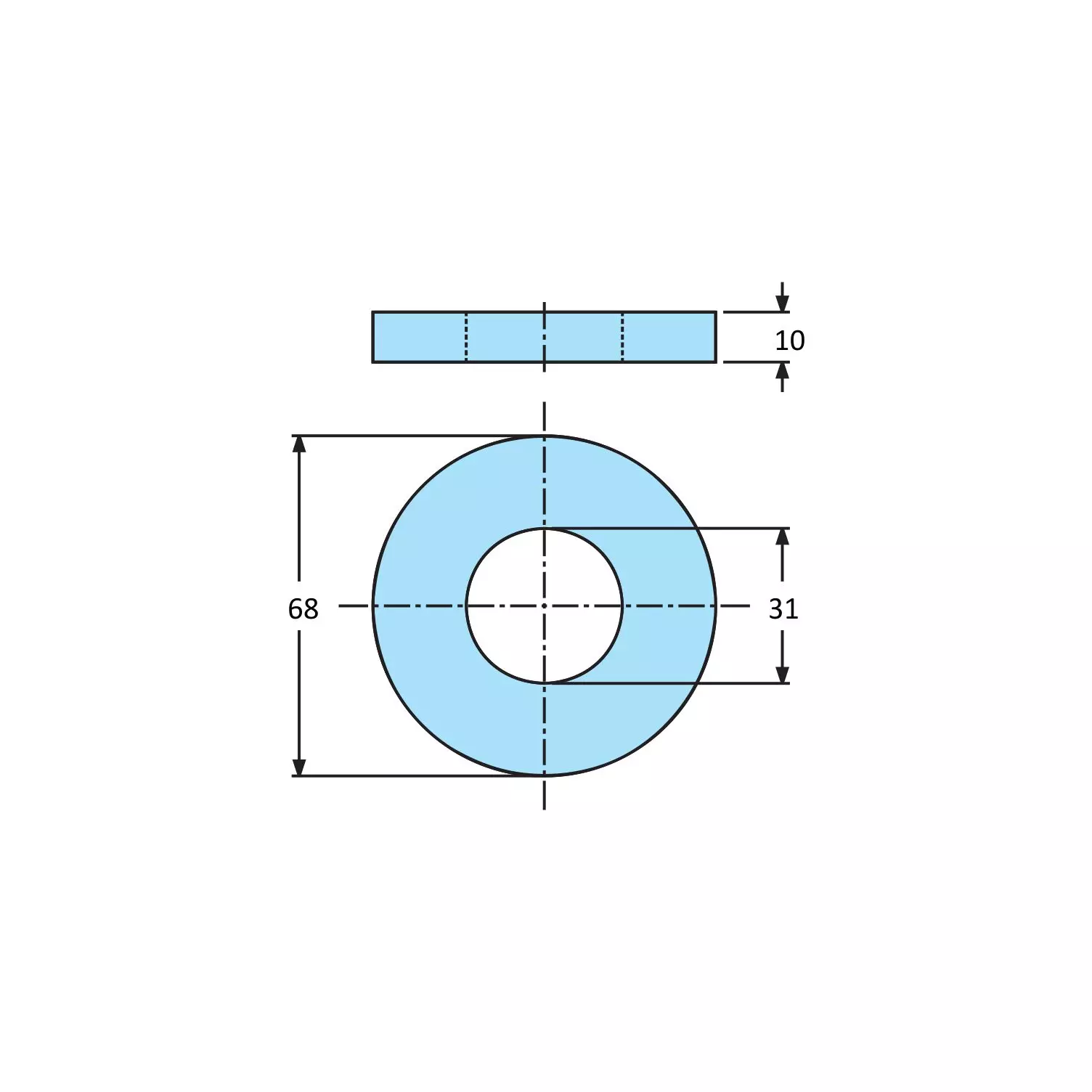 STEEL-SMITH Plain Washers SPW-3010