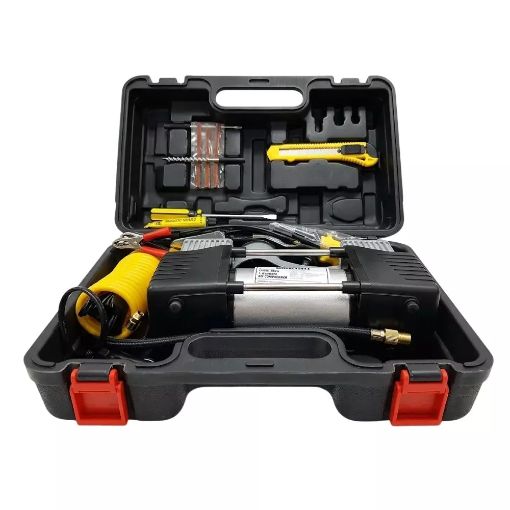 akari-2-cylinder-oil-free-mini-air-compressor-138-v-dc-150-psi-65-lpm-output-and-75-cm-hose-length-at-cc-300