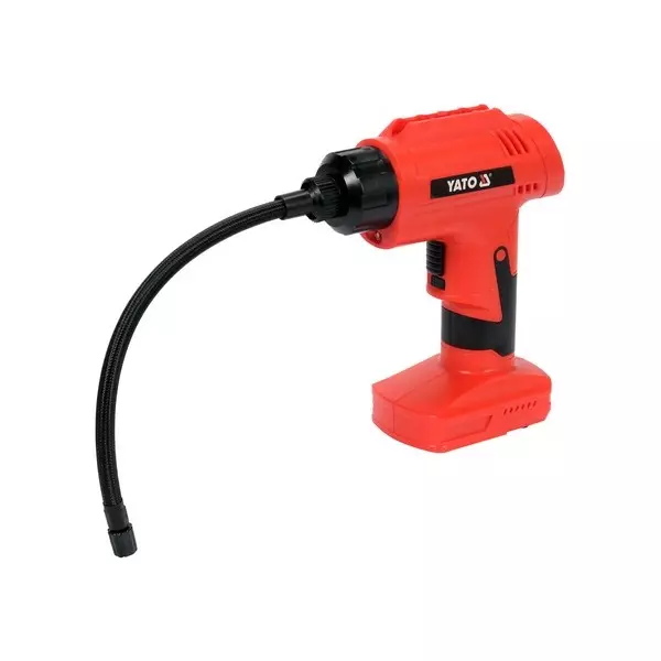 Yato 11.1 V DC Rechargeable Oil Free Mini Air Compressor 145 PSI Maximum Pressure and 2200 mAh, Li-Ion Battery, YT-82950