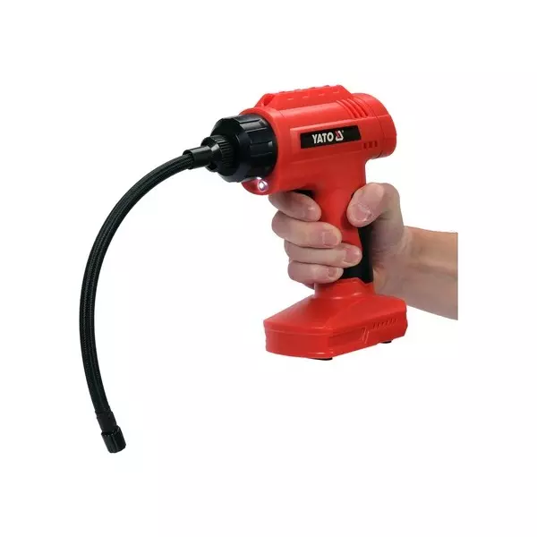 yato-111-v-dc-rechargeable-oil-free-mini-air-compressor-145-psi-maximum-pressure-and-2200-mah-li-ion-battery-yt-82950