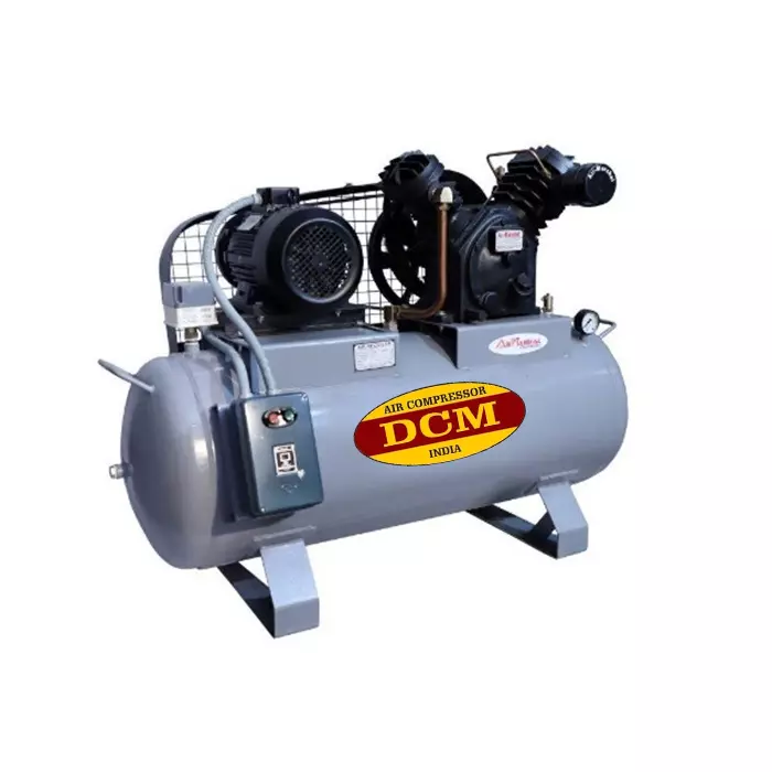 DCM 5 HP 200 L Three Phase Lubricated Air Compressor DC-242