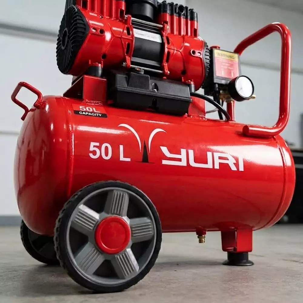 yuri-50-l-high-speed-oil-free-air-compressor-with-15-hp-power-rating-and-2850-rpm-speed-red-color-yr-of1178