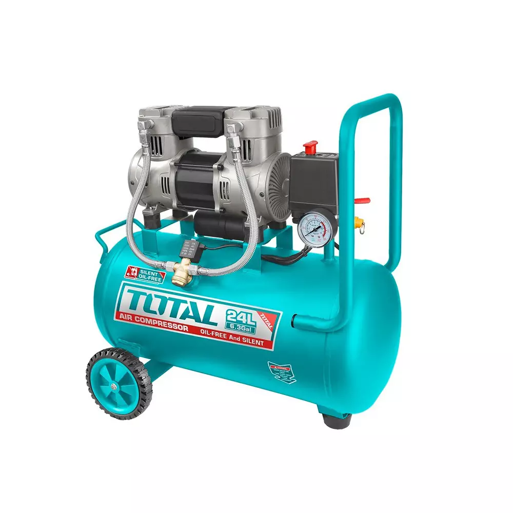 Total Air Compressor 1100 W (1.5 HP) Oil-Free 24 L Tank 8 Bar Pressure, TCS1110242