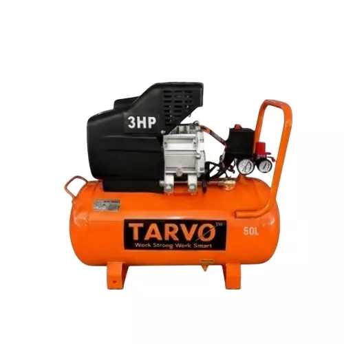 Tarvo 3 HP (1.5 kW) Oil Free Air Compressor with 50 L Tank Capacity and 192 LPM Air Delivery, AW-50