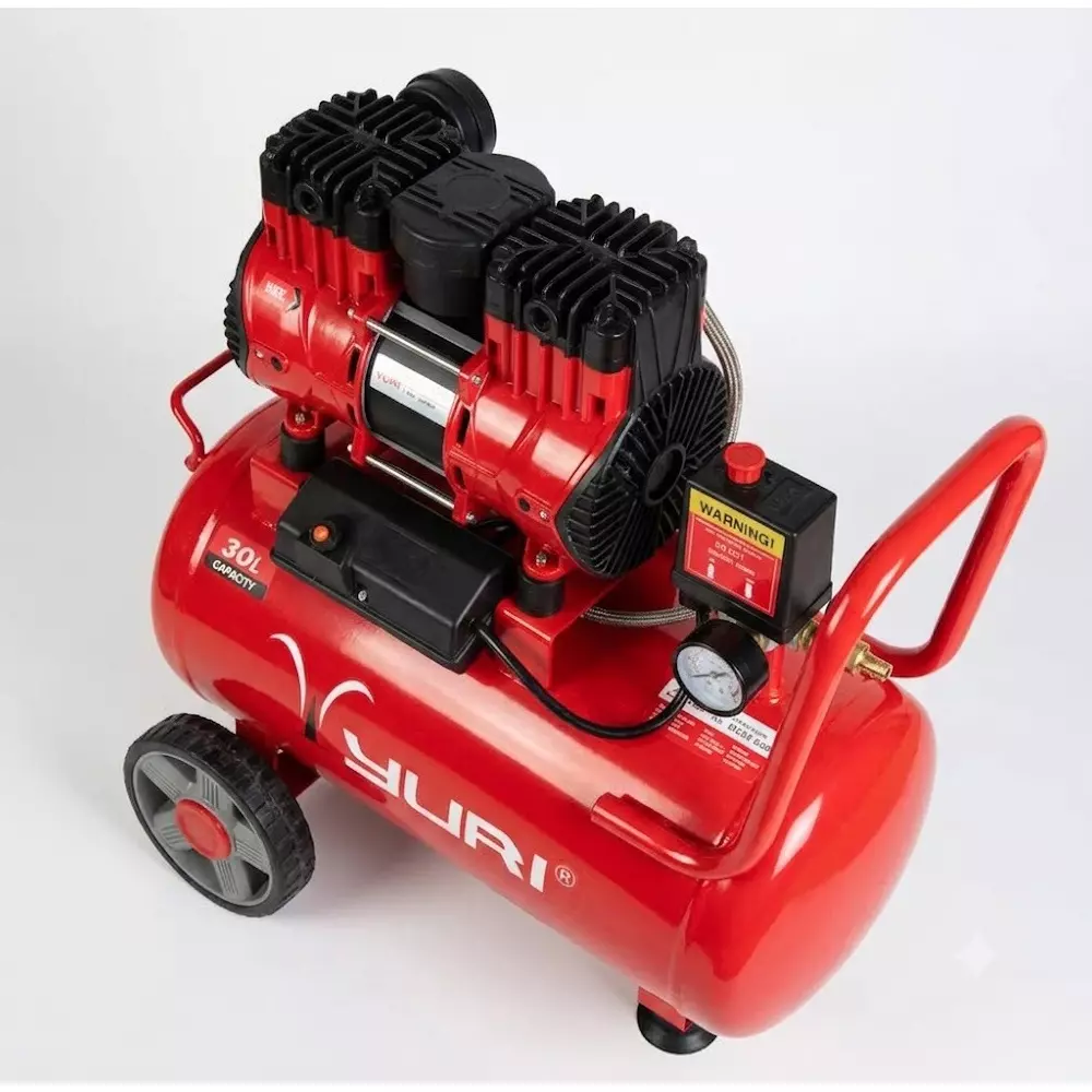 yuri-30-l-high-speed-oil-free-air-compressor-with-15-hp-power-rating-and-2850-rpm-speed-red-color-yr-of1177