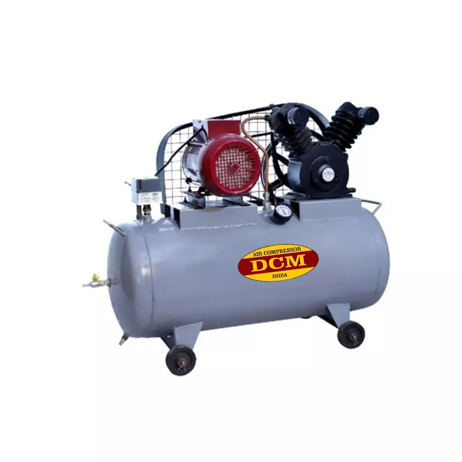 DCM 2 HP 110 L Single Phase Lubricated Air Compressor DC-202