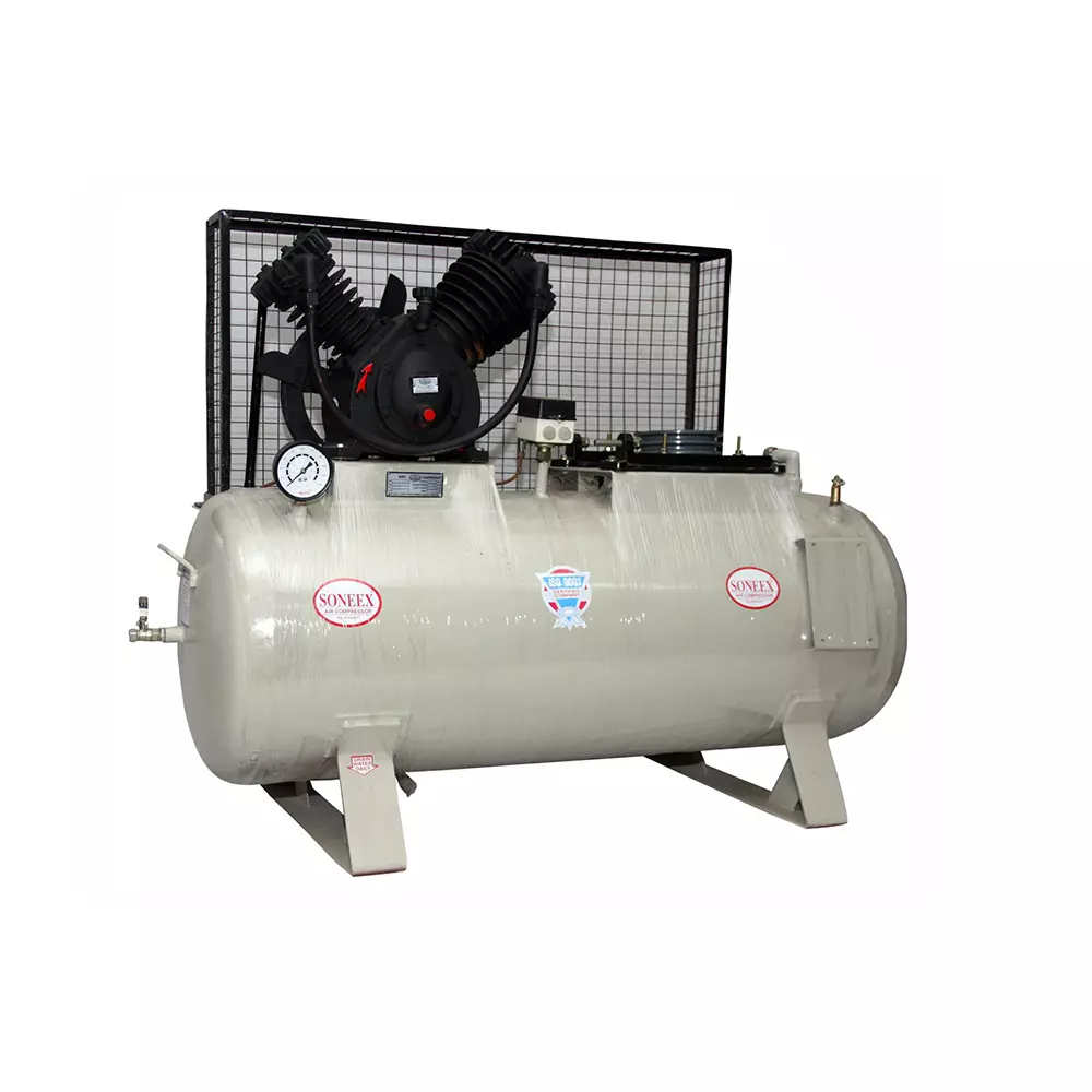 Soneex 5 HP 320 L Double Piston Double Stage Air Compressor Without Motor, DSY23-B