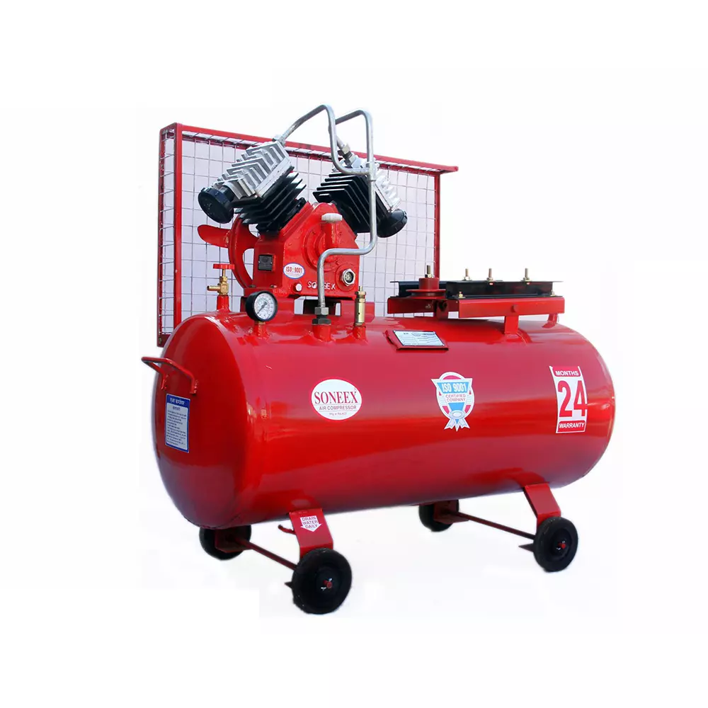 Soneex 2 HP 135 L Double Piston Single Stage Air Compressor Without Motor, DSY4-B