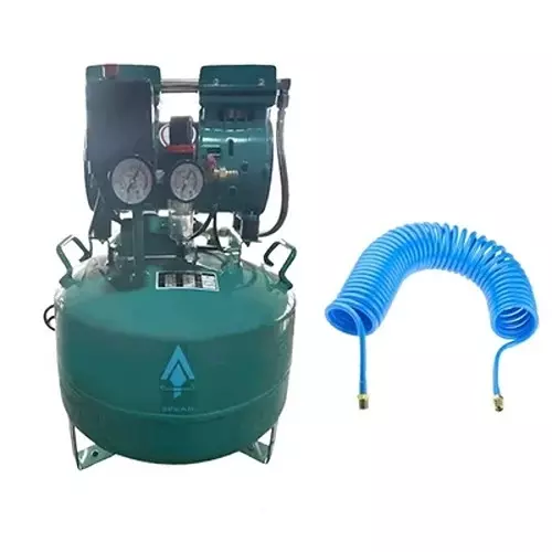 Spear Dental Oil Free Air Compressor 1 HP Power Single Phase AC 8 bar 240 V 30 L Tank Capacity for Industrial Use