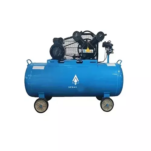 Spear Air Compressor With Motor 1.5 HP Power Single Phase AC 8 bar 240 V 90 L Tank Capacity for Industrial Use