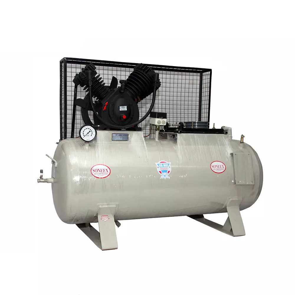 Soneex 5 HP 240 L Double Piston Double Stage Air Compressor Without Motor, DSY23-A