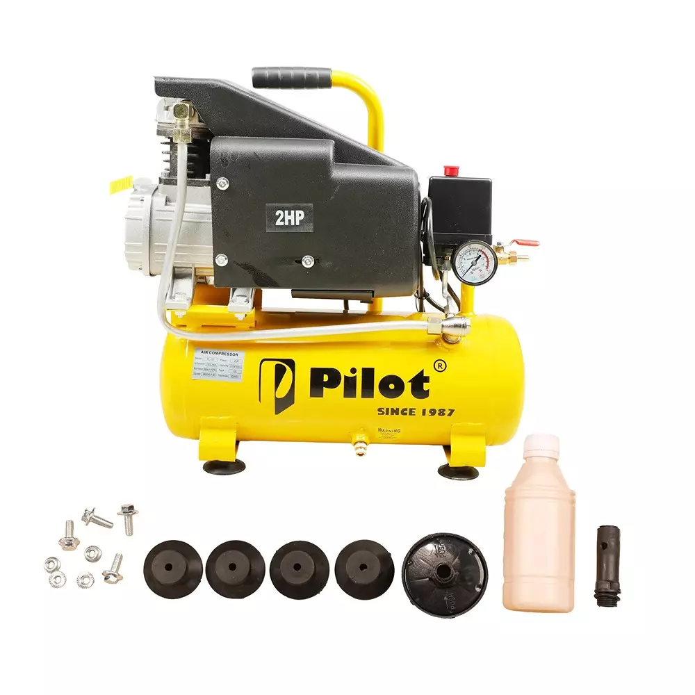 pilot-2-hp-oil-free-air-compressor-with-256-lpm-air-displacement-and-12-l-tank-capacity-pl-12