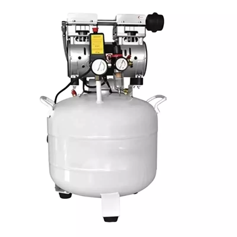 Imported 1 HP Oil Free Air Compressor Dental Type Soundless with 50 L Tank Capacity and 116 PSI Pressure, AB-GAHL-20231065