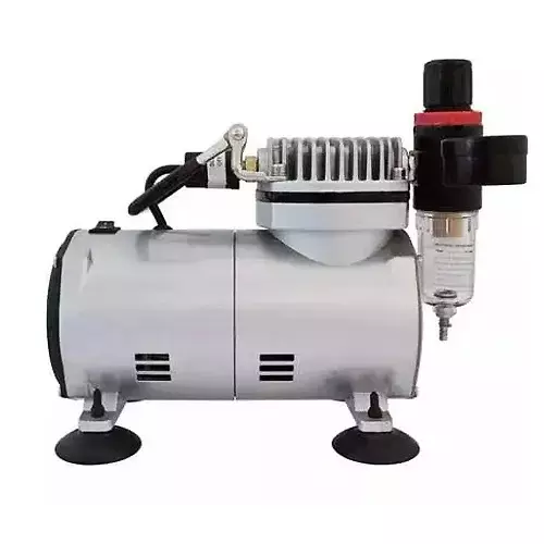 Akari Oil Free Air Compressor 2.8 W Power, Single Phase AC Motor and 2.5 L Tank Capacity, AS-182