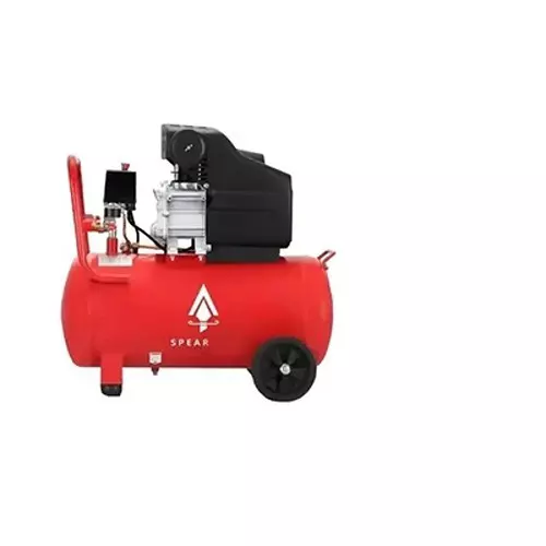 Spear Air Compressor 1 HP Power Single Phase AC 220 V 8 Bar Pressure Auto Cut 10 L Tank Capacity for Industrial Use