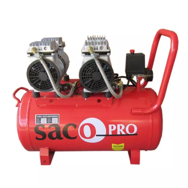 SACO PRO 550 W Oil Free Air Compressor 50 L Tank Capacity 110 L/min Air Flow Rate, SAM. OF 550-50L