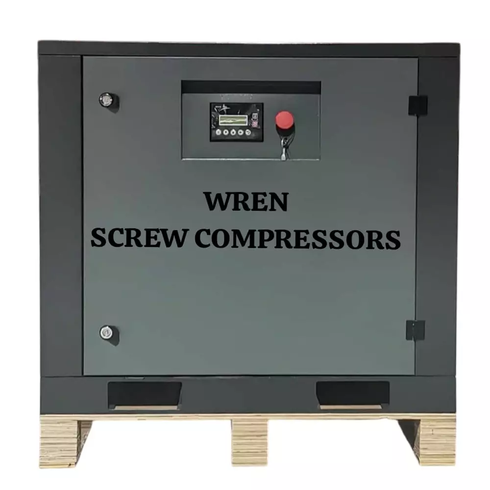 Wren Screw Compressor 10 HP Power 3600 rpm Speed 7.5 Kw for Industrial Use, WSC-10 VFD+