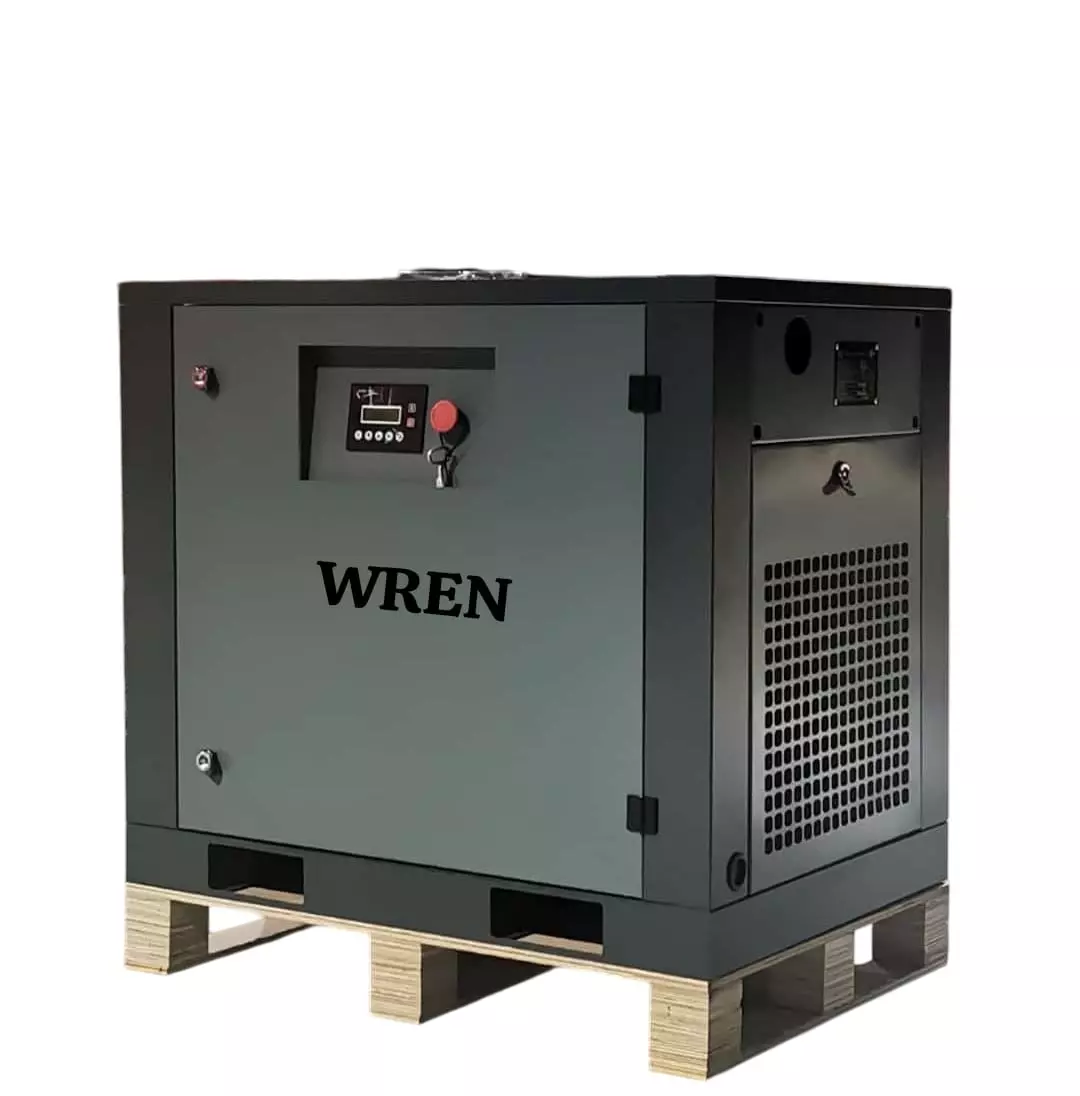 Wren Screw Compressor 10 HP Power 3600 rpm Speed 7.5 Kw for Industrial Use, WSC-10 VFD+